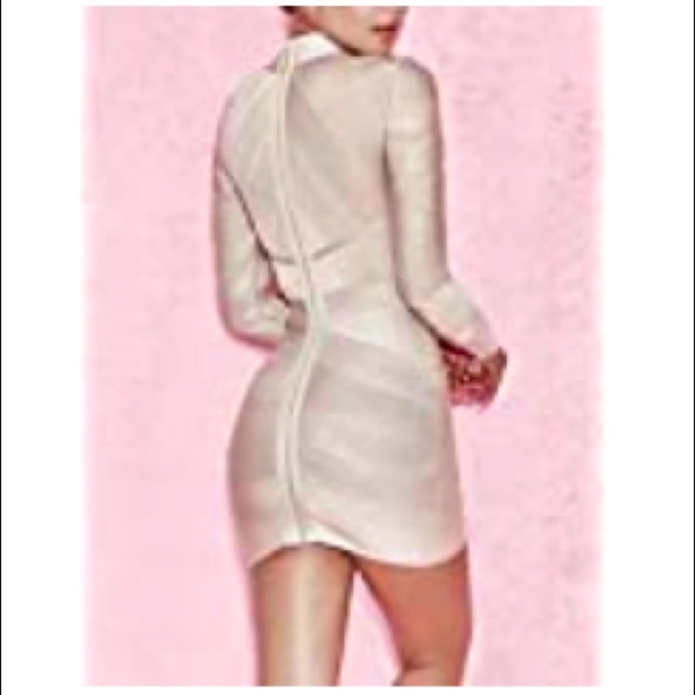 NWOT UONBOX Bandage Long Sleeve Dress